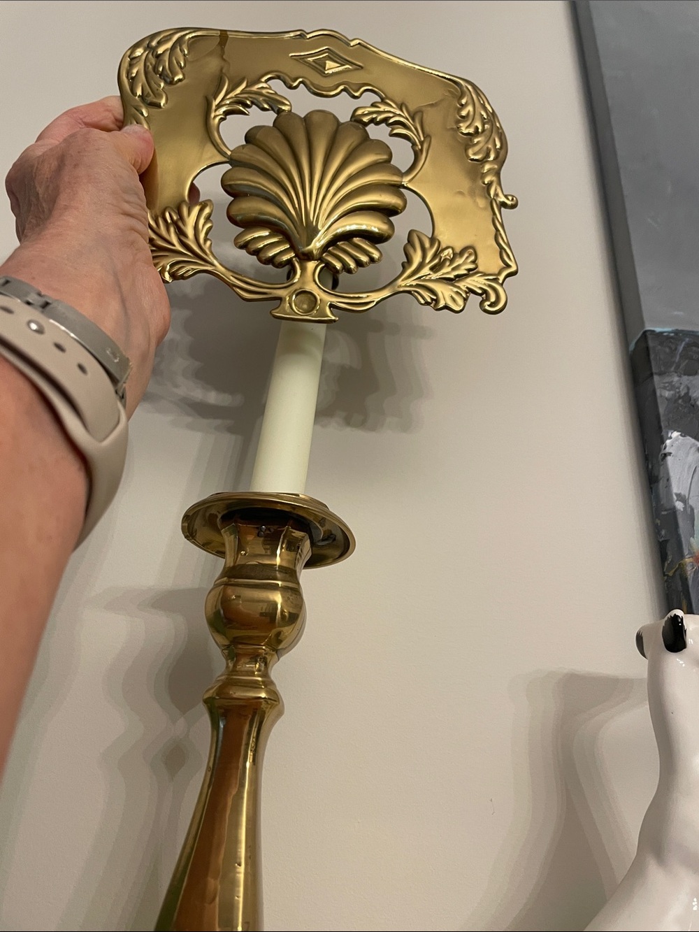 Brass Candle shields Grand Millennial shell design